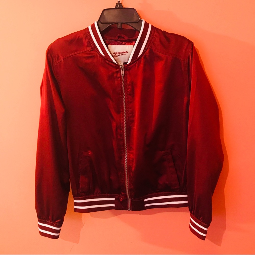 Cherry Bomber Jacket